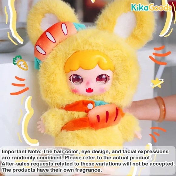 Joymiya Sweet Fun Gourmet World 400% Plush Blind Box Confirmed Baggy Bunny - Picture 15 of 15